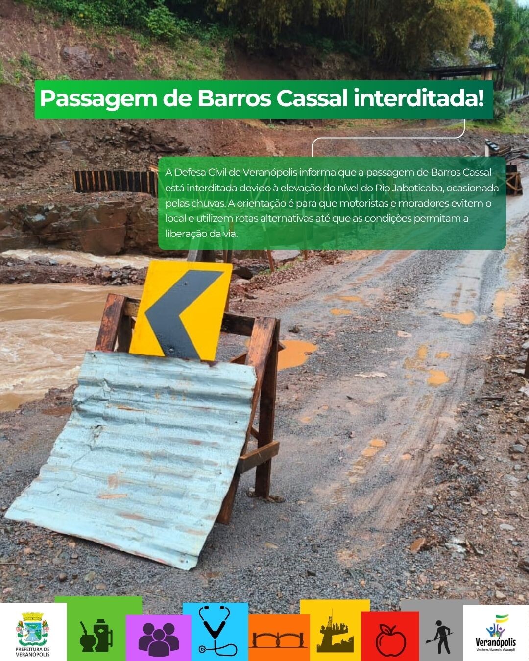 defesa-civil-de-veranopolis-informa-interdicao-de-passagem-em-barros-cassal